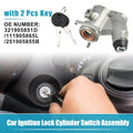 Ignition Lock Cylinder Switch Set with Keys for Audi 4000 (1972–1982)