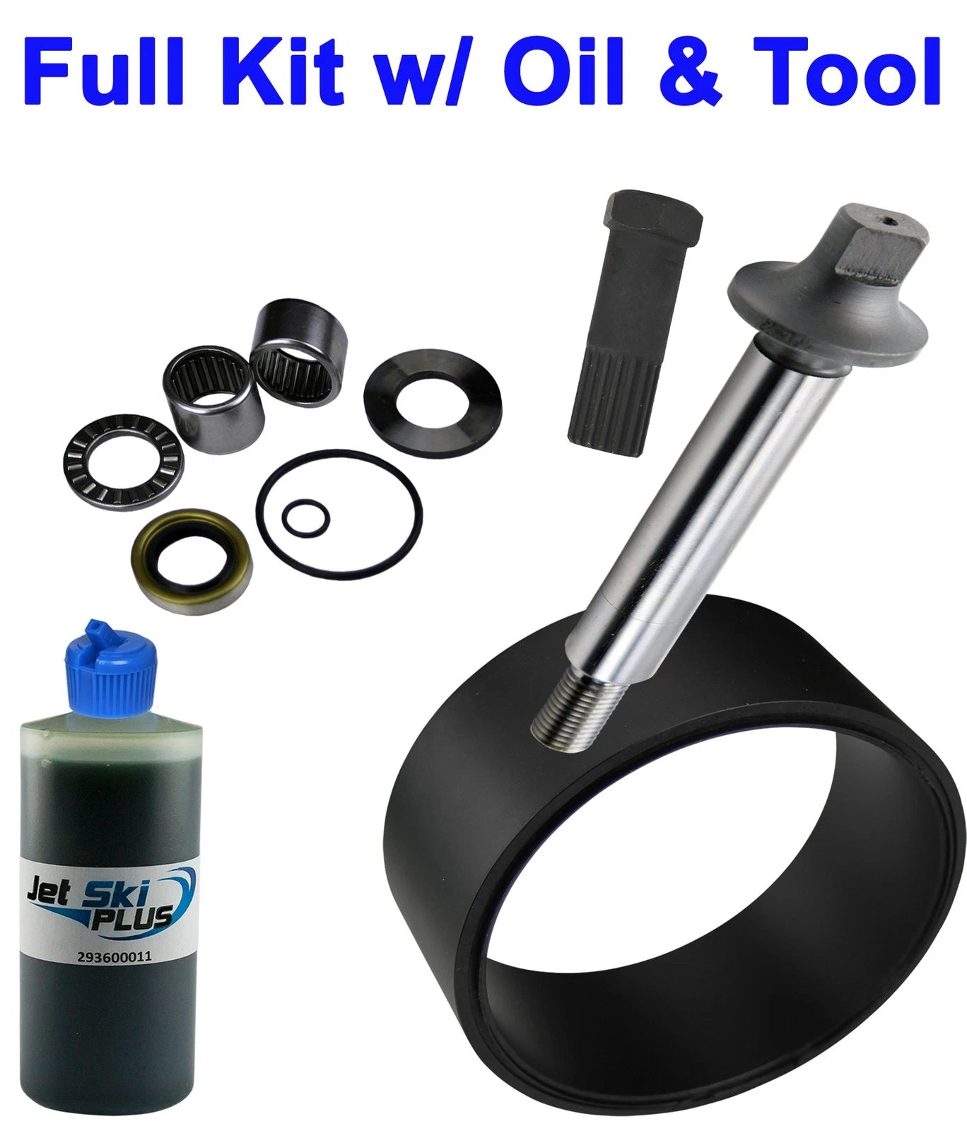 Jet Pump Rebuild Kit for SeaDoo GTI (2002–2005) - Wear Ring, Shaft, Oil & Tool