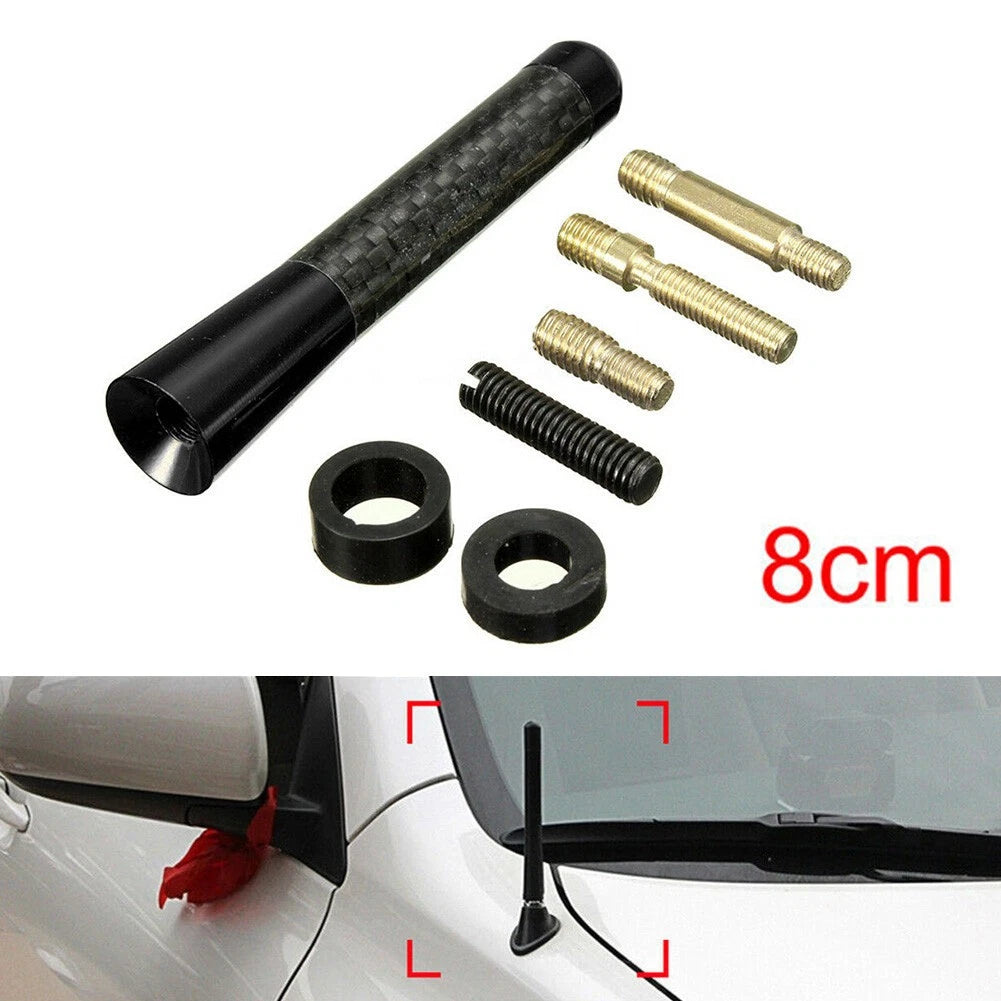 Carbon Fiber Short Antenna for - Includes Plastic Rings
