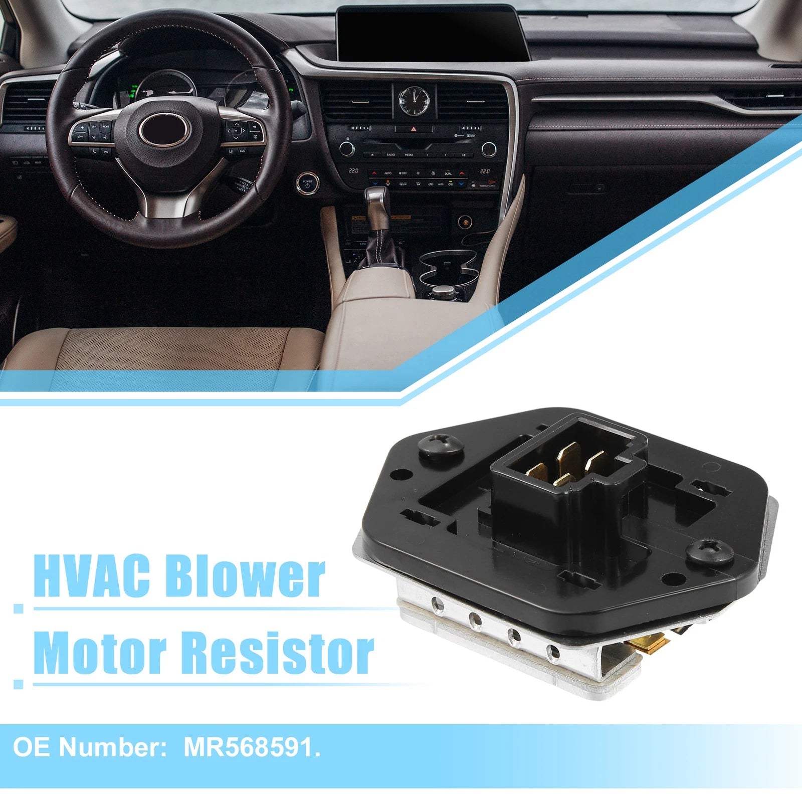 HVAC Blower Motor Resistor AC Control Module for Mitsubishi Lancer (2002–2007)