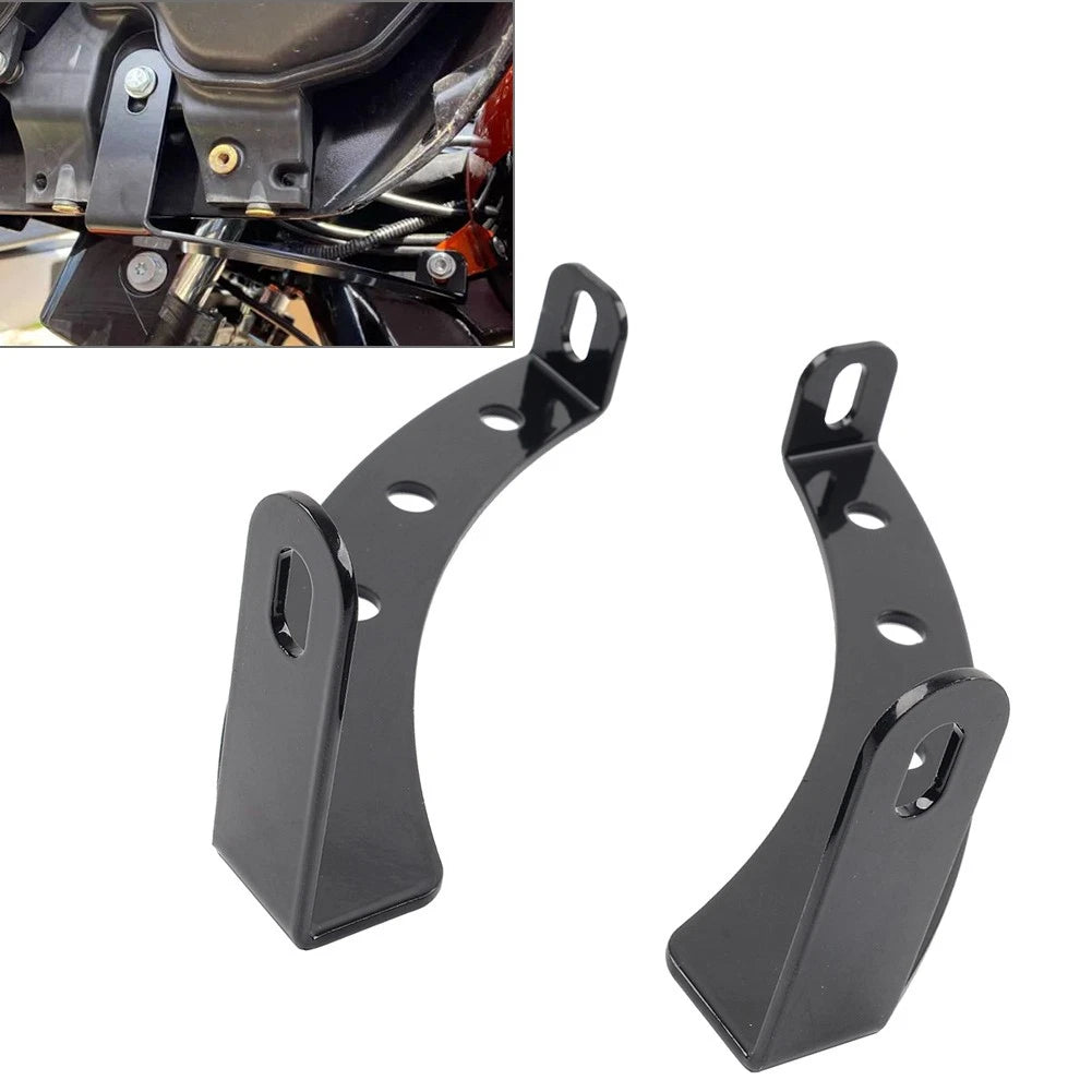Black Fairing Support Mount Bracket Kit For Harley Road Glide FLTR FLTRX 2015+
