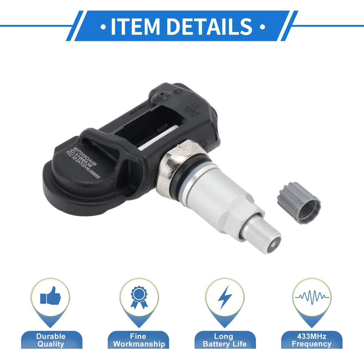 TPMS Sensor No. 407005DA0B for Infiniti Q30 (2015–2020)