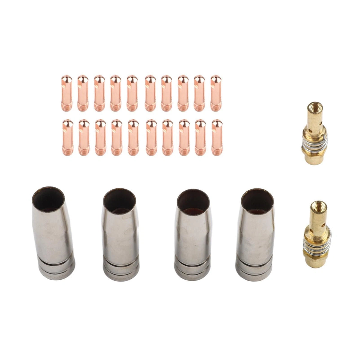 26PCS MIG Welder Accessory Package for MB15 Gas Diffusers and Tips