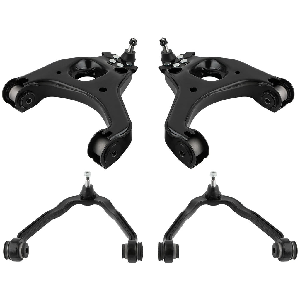Front Upper & Lower Control Arms Kit for Silverado GMC Sierra 1500 (1999–2006)