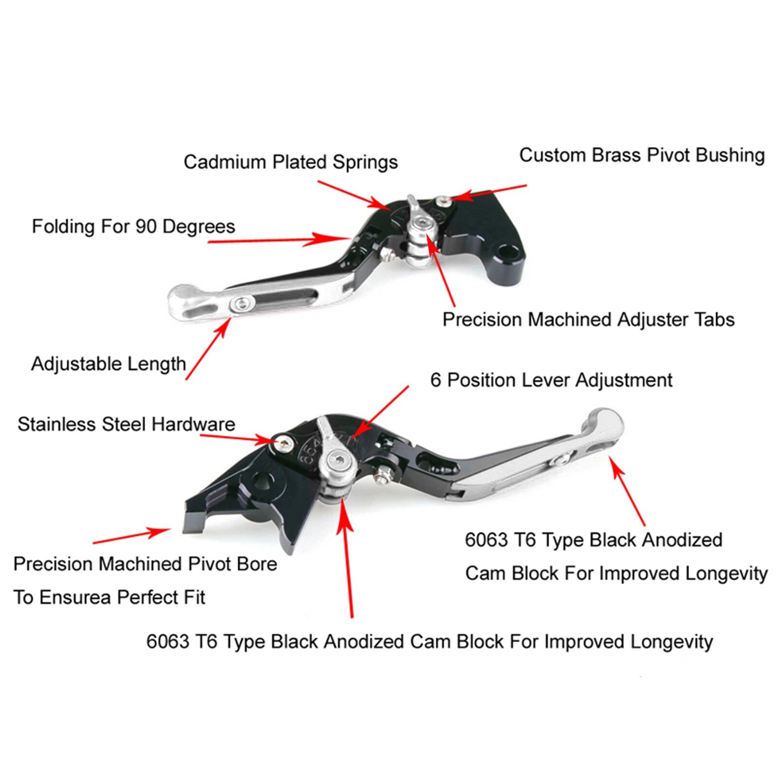 Adjustable Clutch Brake Lever for Honda CRF1100L Africa Twin (2022–2024) b11