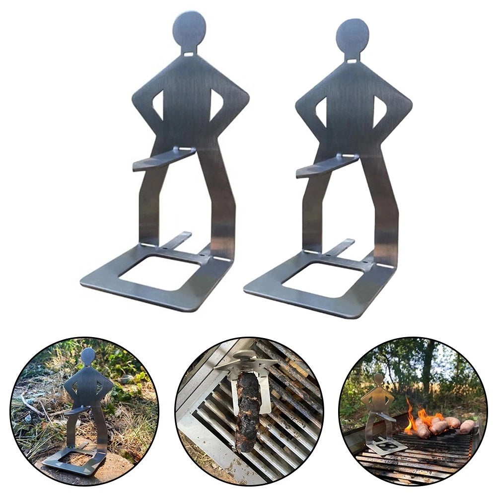 Stainless Steel BBQ Sausage Rack for Grilling