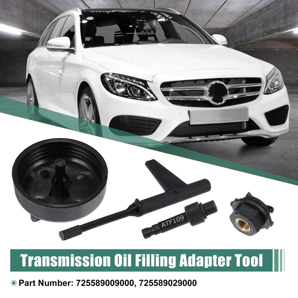 4Pcs Transmission Oil Drain Tool Adapter Replacement for Mercedes (2015–)
