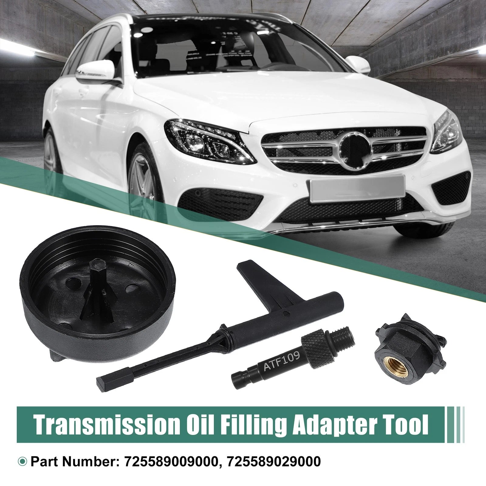 4Pcs Transmission Oil Drain Tool Adapter Replacement for Mercedes (2015–)