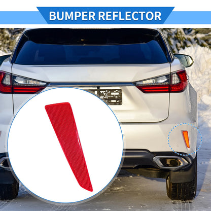 Rear Right Bumper Reflector No. 8191048050 for Lexus RX350 (2016–2019) Red
