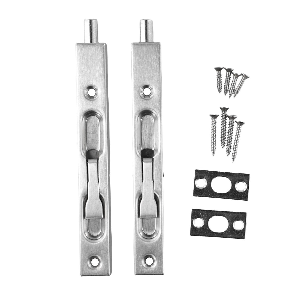 Concealed Door Security Bolt Lock for Easy Use (Stainless Steel)
