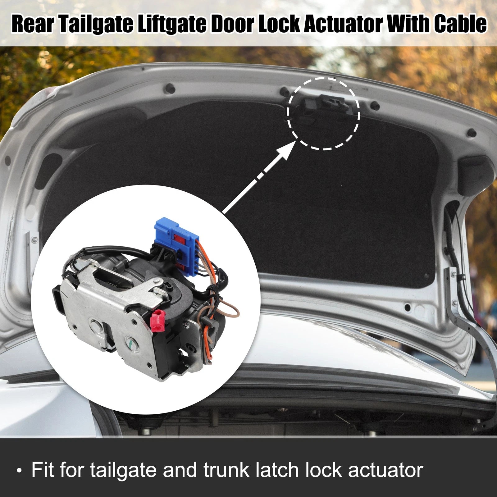 Tailgate Liftgate Lock Actuator Replacement for Dodge Grand Caravan (2008–2020)