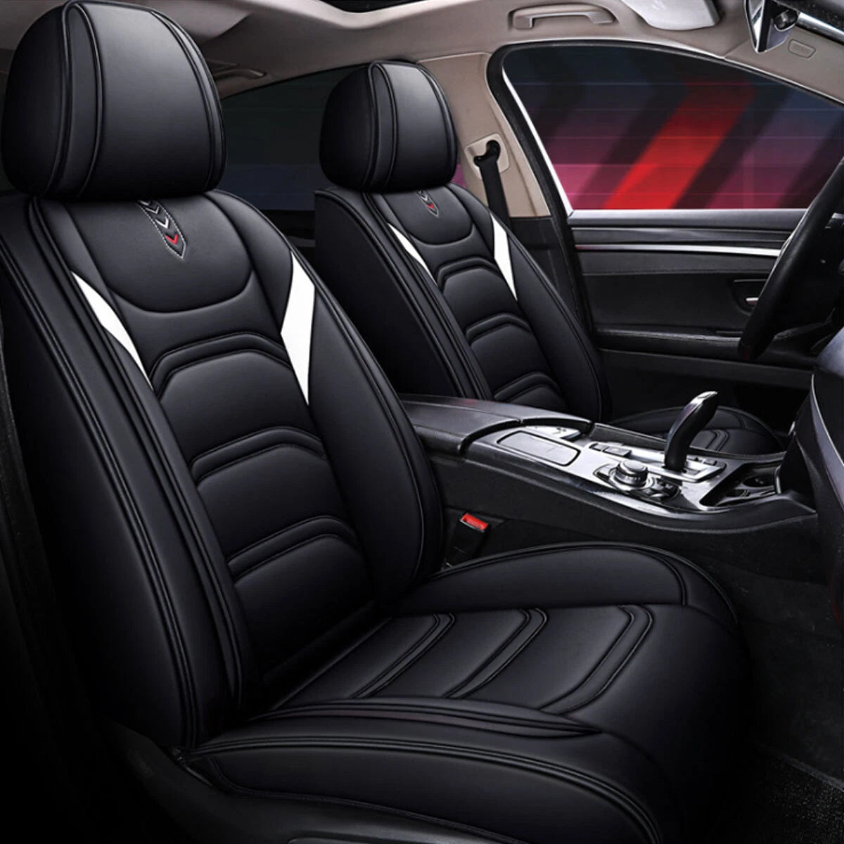 Cushion Leather Car Seat Covers for Chevrolet Silverado GMC 1500 2500HD 3500HD