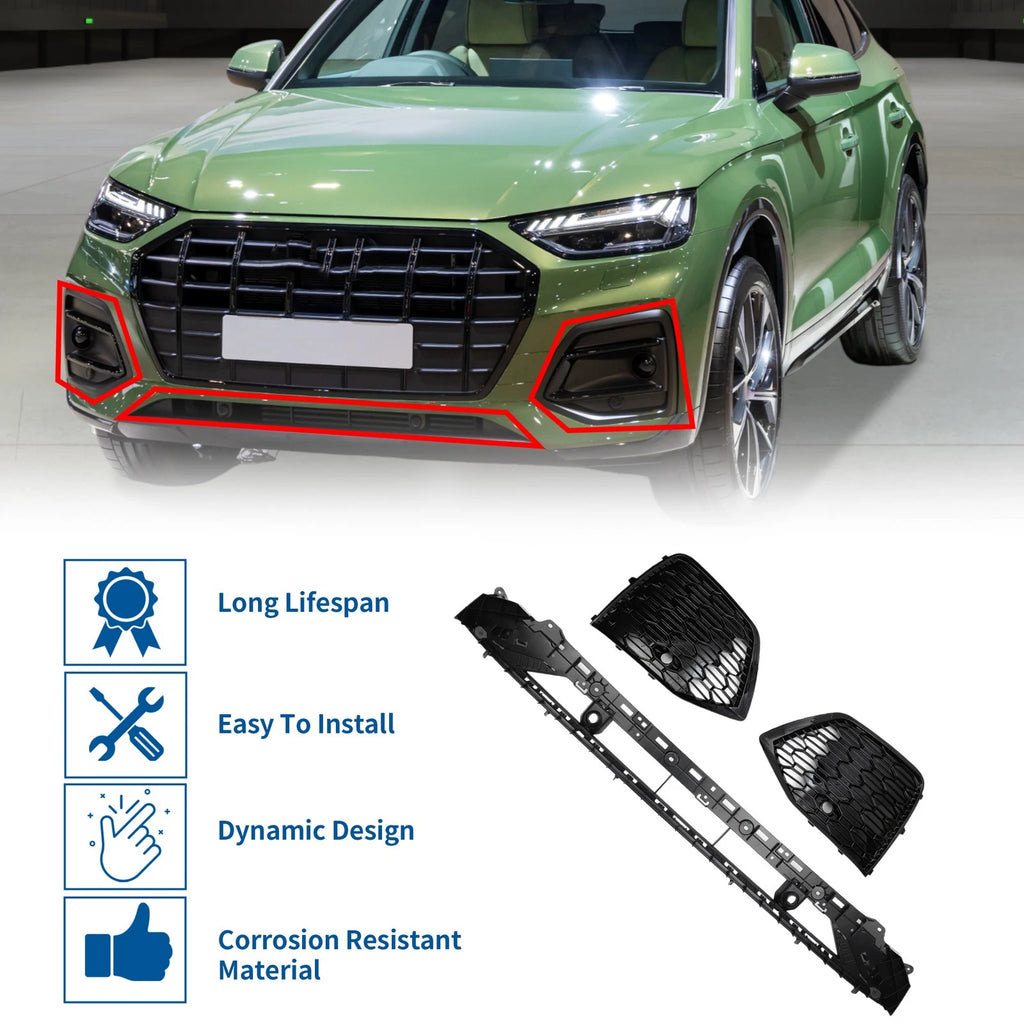 Front Lower Bumper Grille Replacement for Audi Q5L (2021–2024)