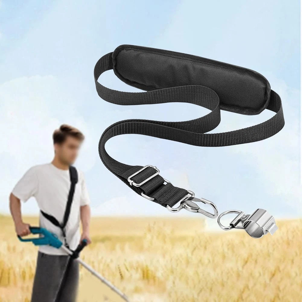 Adjustable Length Shoulder Strap for Lawn Mower and Garden Tools