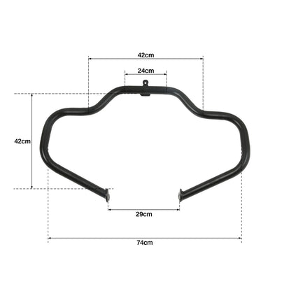 Mustache Engine Crash Guard Bar for Harley Touring Street Glide FLHX (2009–2024)