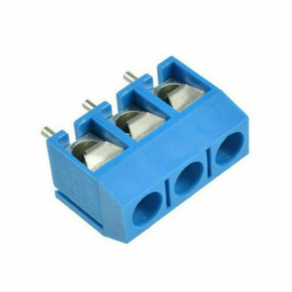 100 Pack 3 Pin PCB Screw Terminal Block Connector KF301-3P for