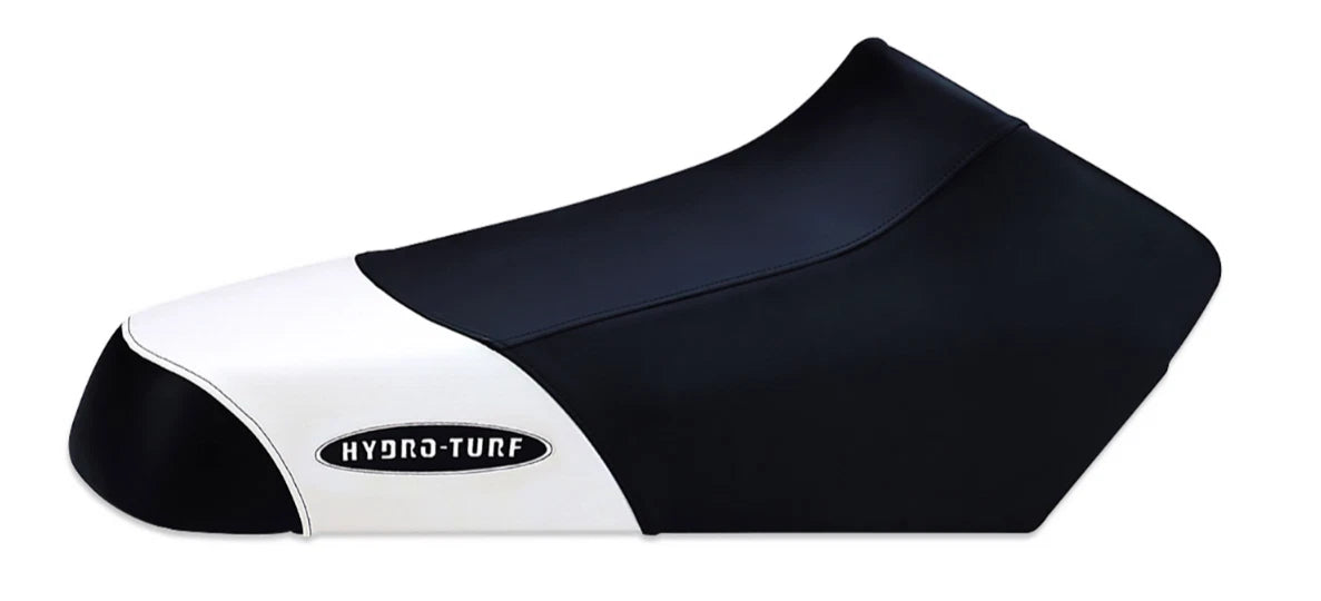 Hydro-Turf Seat Cover for Yamaha WaveBlaster (Black/Black CF/White Em)