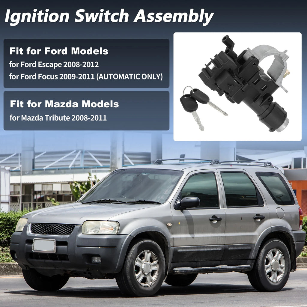 Ignition Lock Cylinder Replacement for Ford Escape (2008–2012) Barrel Lock