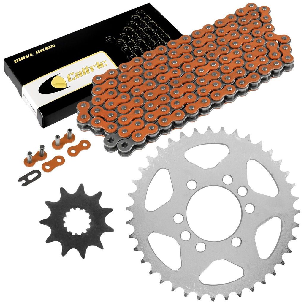 Drive Chain and Sprocket Kit Replacement for Suzuki LT160 Quadrunner 1989-1992