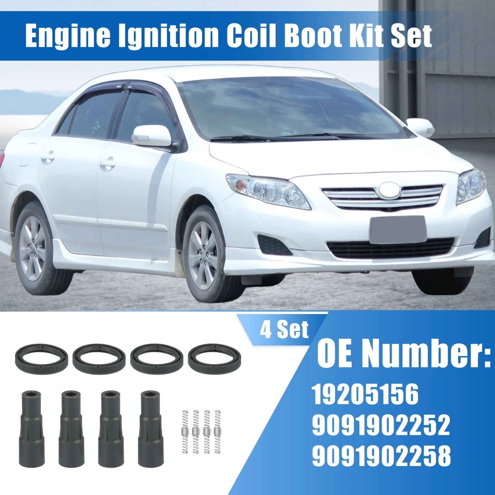 Ignition Coil Boot Kit Set for Toyota (2000–2020)