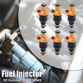 6pcs Fuel Injector Replacement for Ford Bronco 5.0L 5.8L V8 (1993–1994)