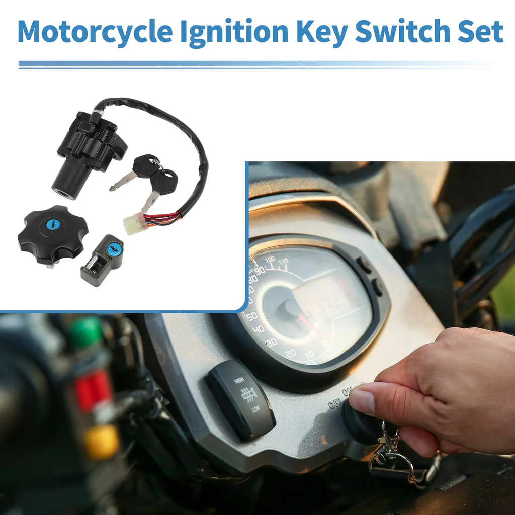 Ignition Key Switch Lock Set for Suzuki DR650 (1996–2022)