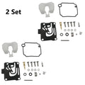 2X Carburetor Rebuild Kit for Yamaha 4-Stroke 40 50 HP (1990–1999) 62Y-W0093-11 62Y-W0093-10