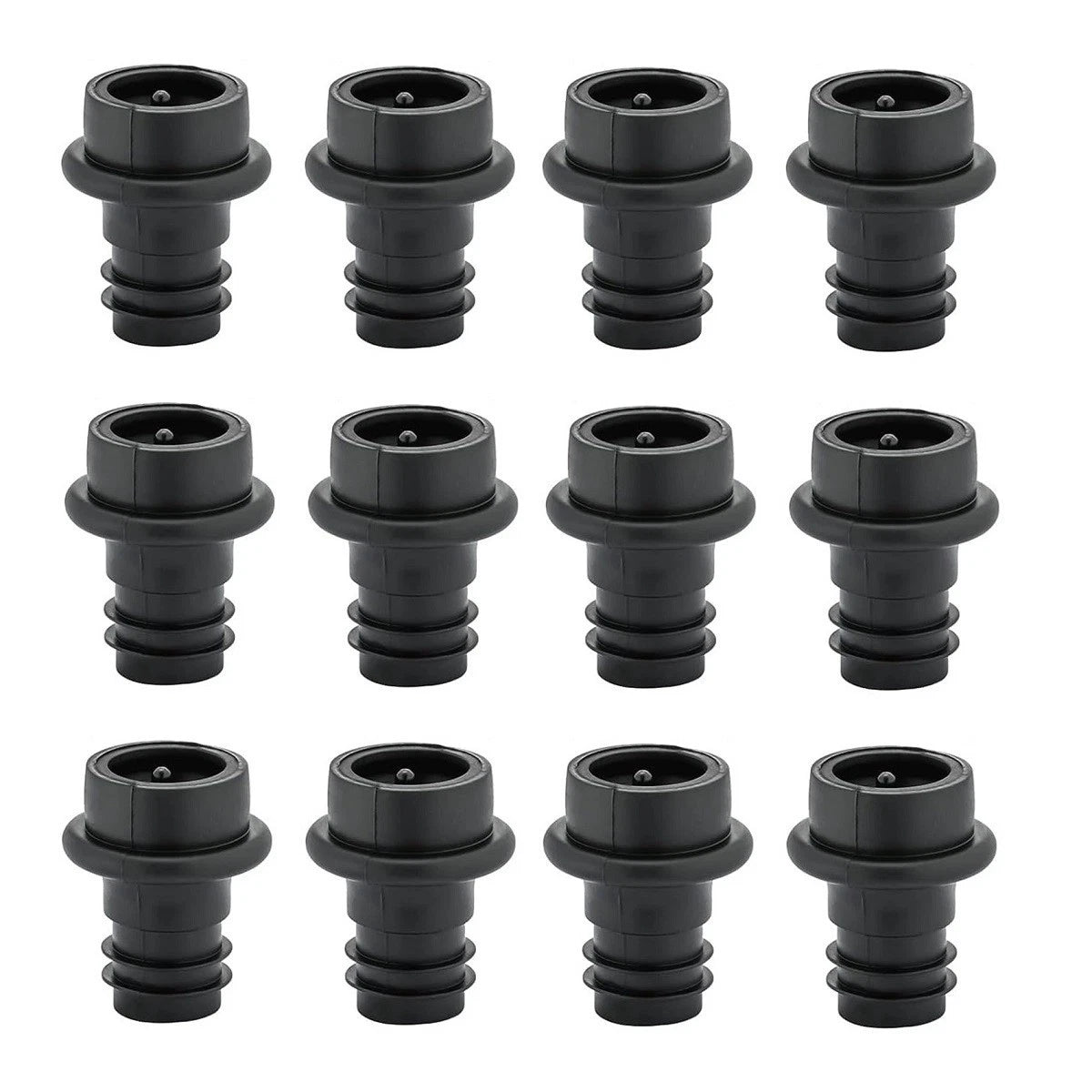 12 Pack Silicone Wine Stoppers for Vacuum Sealing