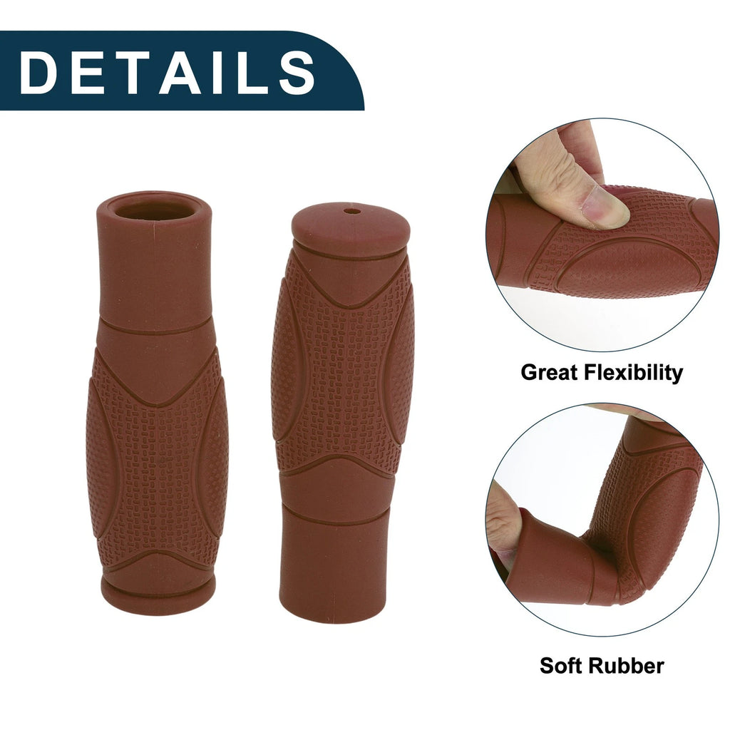 Handlebar Grips 125mm Pair for Scooter Bicycle Cycling End Grip Protector