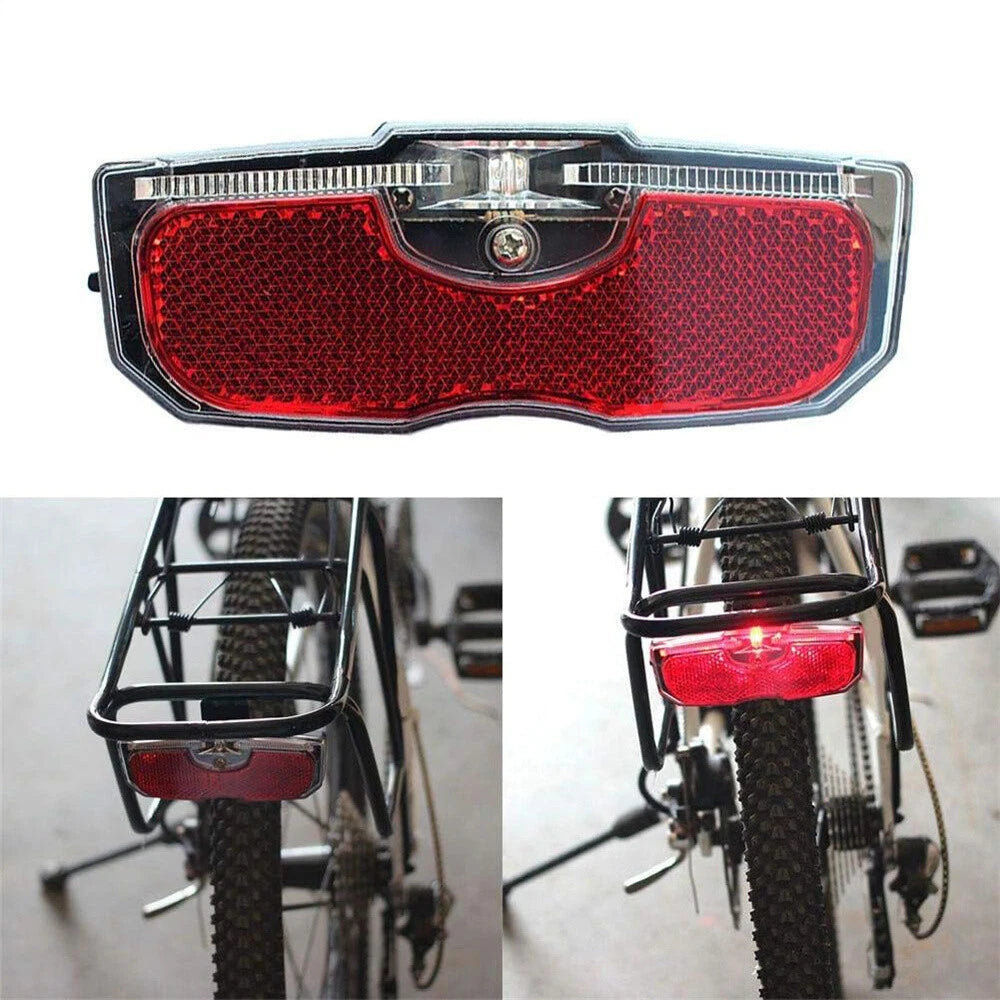 Rear Reflector Tail Light for Bicycle (Fits Luggage Rack)