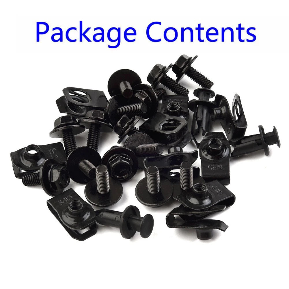 U-nut Clip Rivet Moulding for Auto Splash Shield (Universal Fit)