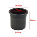 Cup Holder Insert for Boat Car Marine (Black)