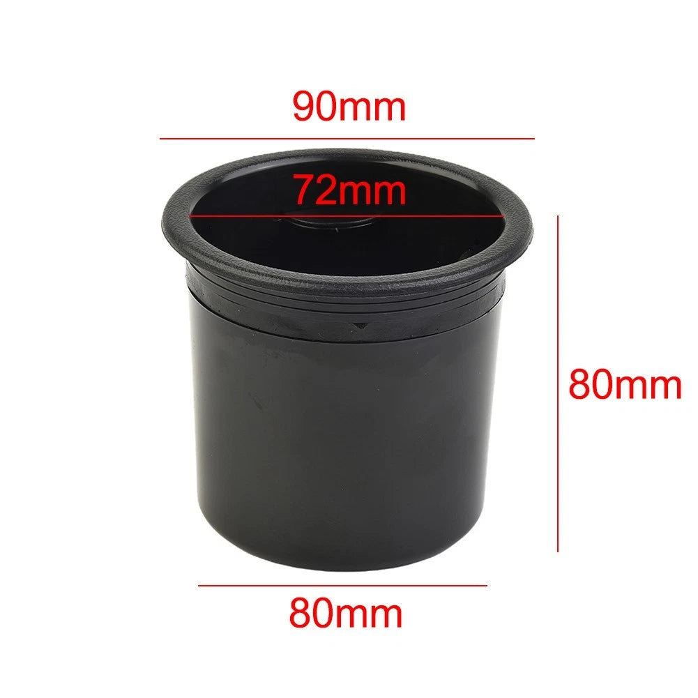 Cup Holder Insert for Boat Car Marine (Black)