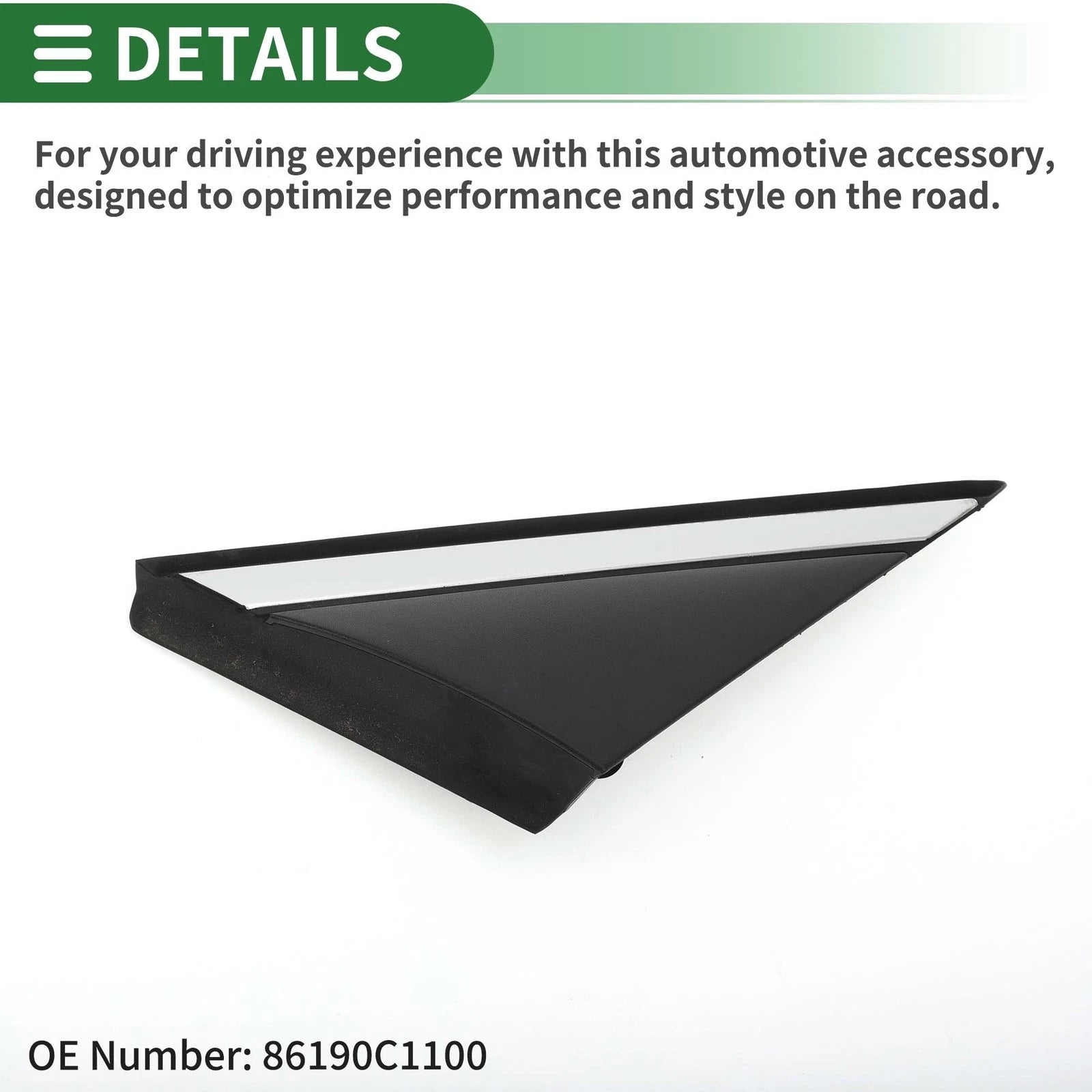 Front Right Pillar Corner Triangle Trim for Hyundai Sonata (2015–2018)