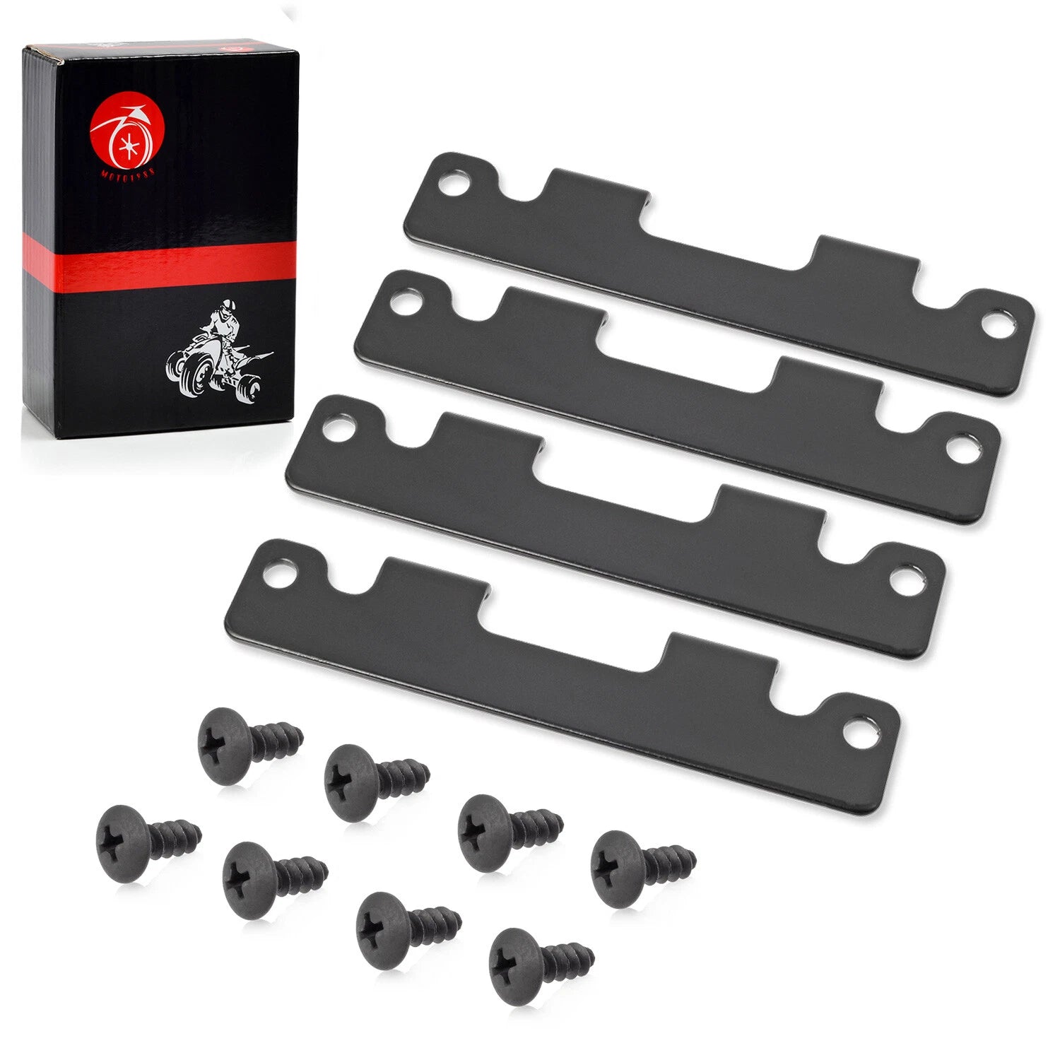 Tailgate Hinge Plates and Screws for Yamaha Rhino YXR 450 660 700 (2004–2018)