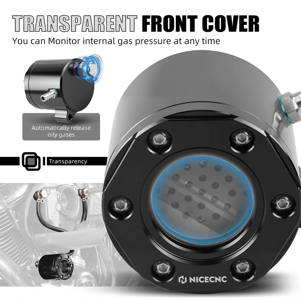 External Breather Kit for Harley Fat Bob FXFB 107 (2018–2020) FXFBS 114 (2018–2024)