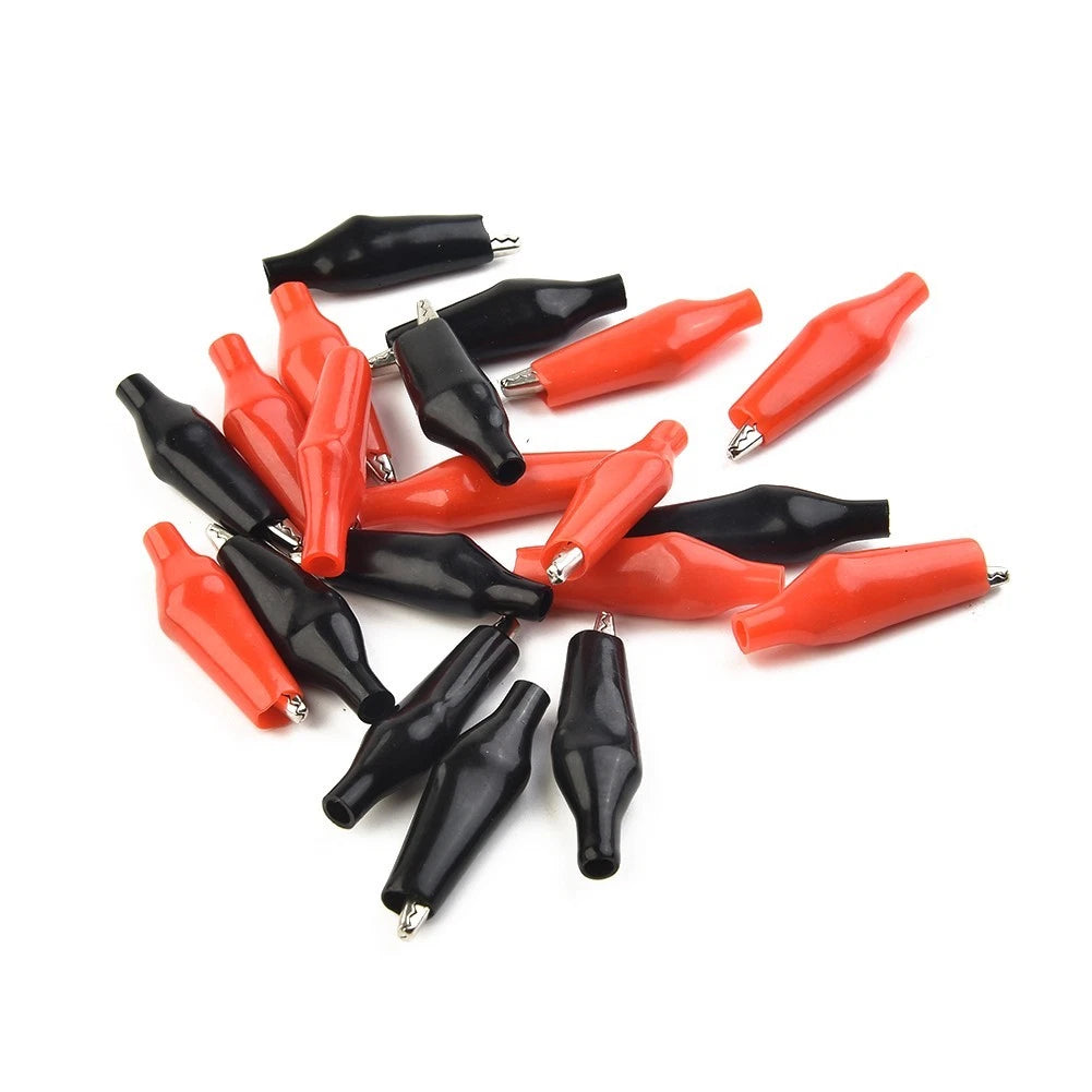 20pcs Soft Plastic Coating Tester Clips for Automotive Electrical Testing