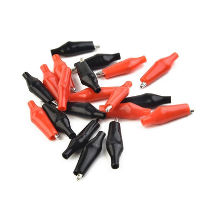 20pcs Soft Plastic Coating Tester Clips for Automotive Electrical Testing