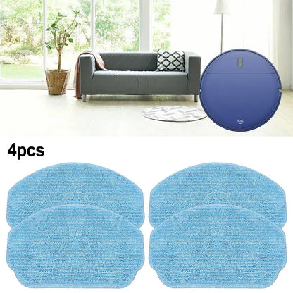 Set of 4 Microfiber Mop Pads for Vacuum Cleaner (177109mm)