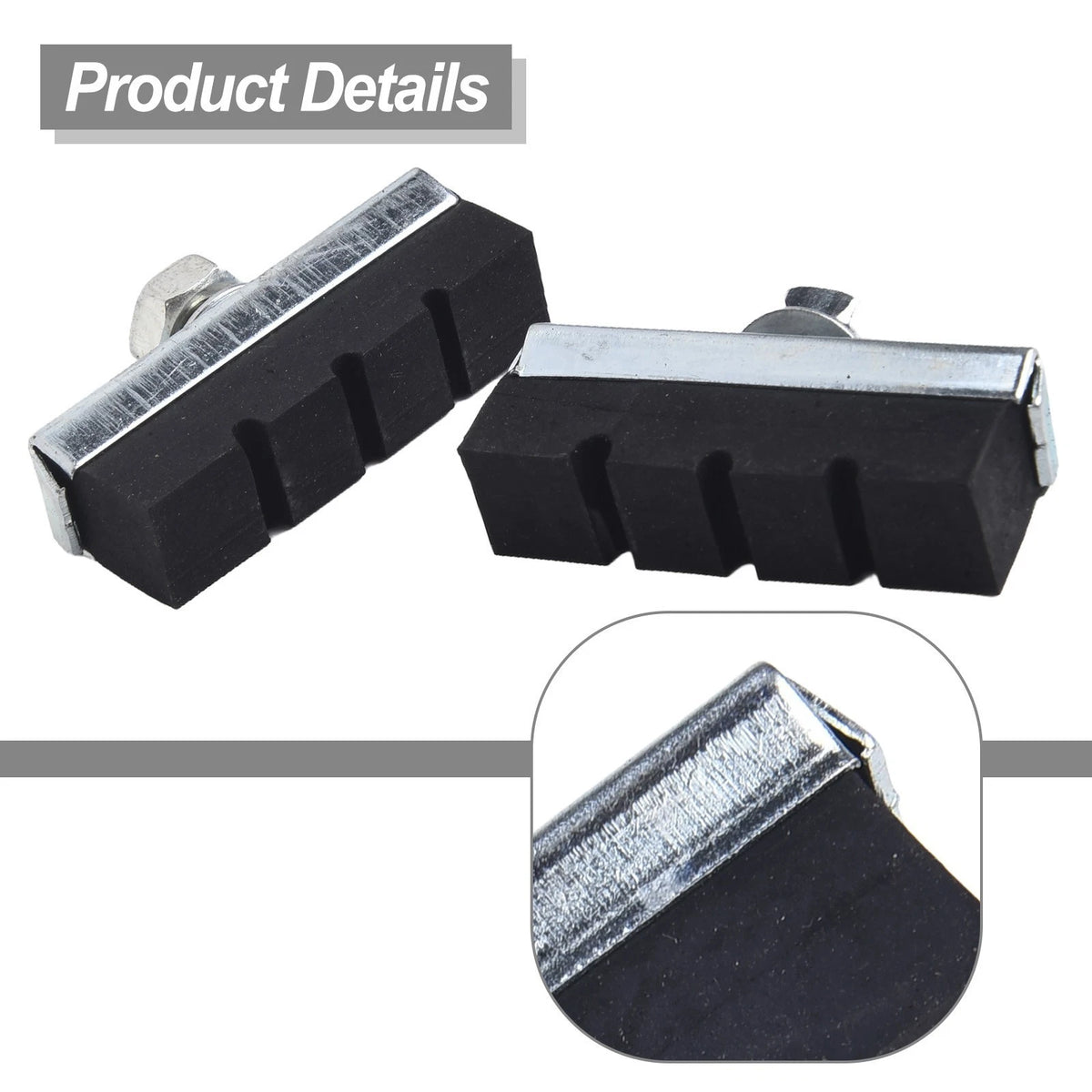 12PCS Brake Shoes for Bicycle Electric Brake Systems