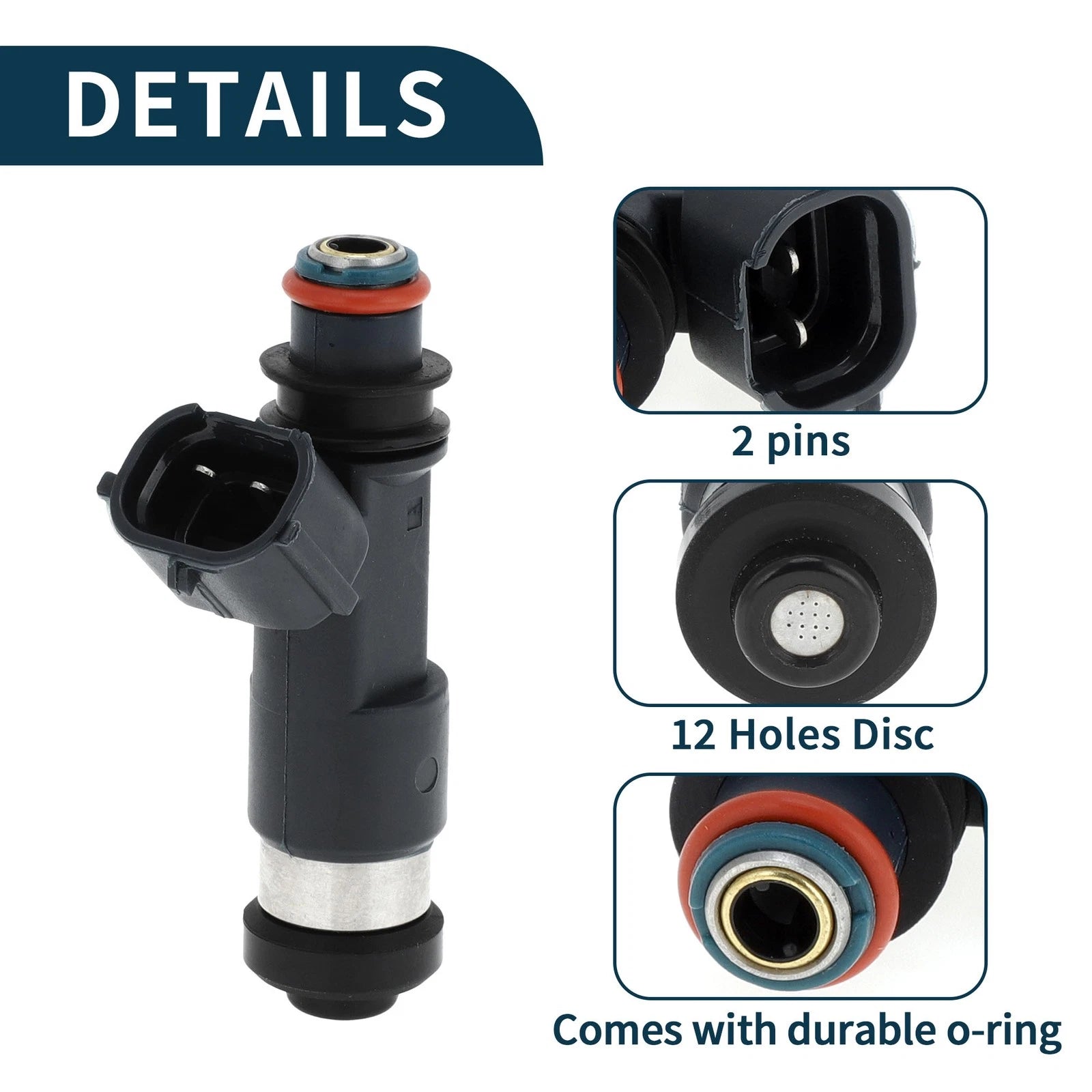 Fuel Injector for Mitsubishi Eclipse GS 2.4 (2006–2012) Single Black