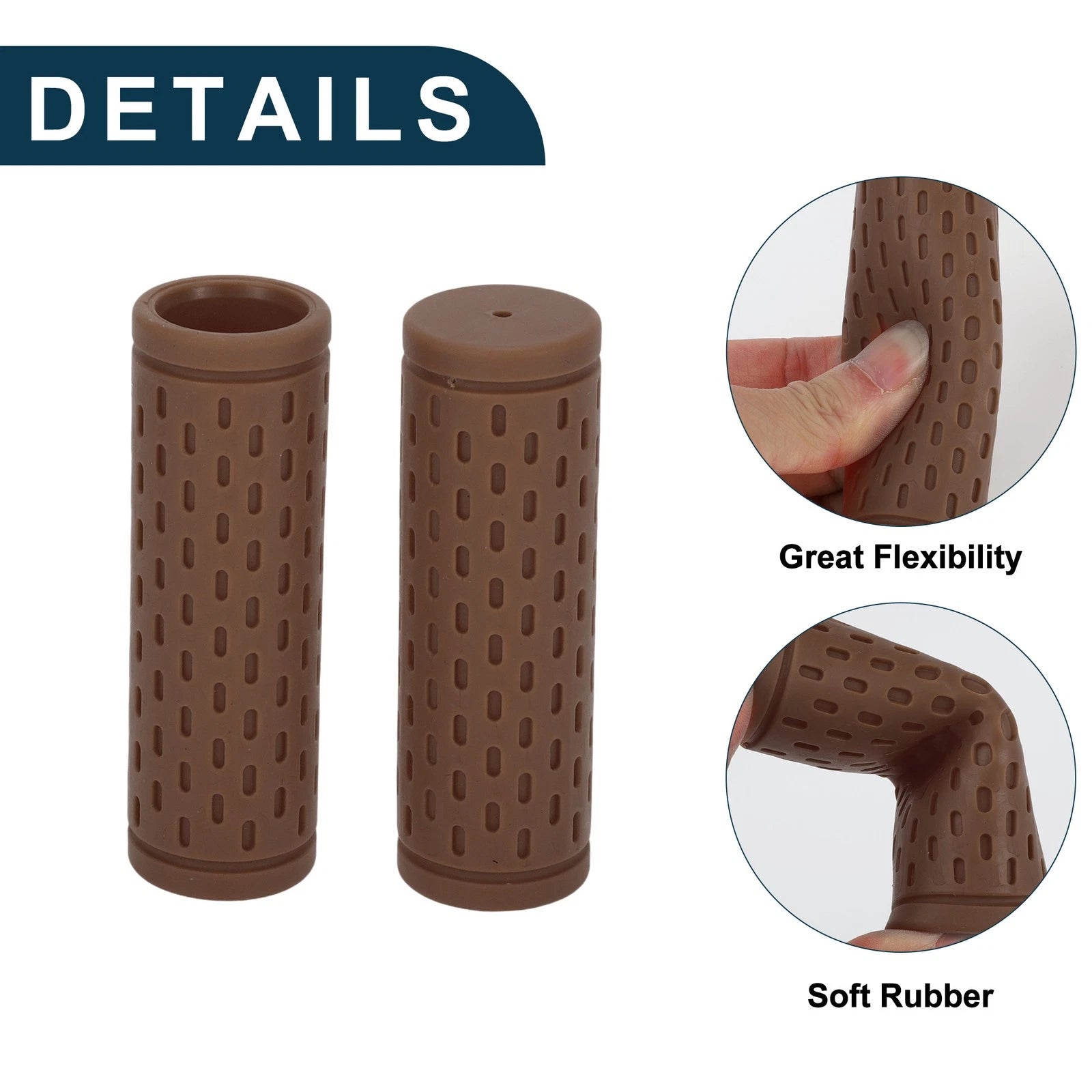 Bike Handlebar Grip Cover 90mm Lightweight End Grips Protector for MTB (90mm)