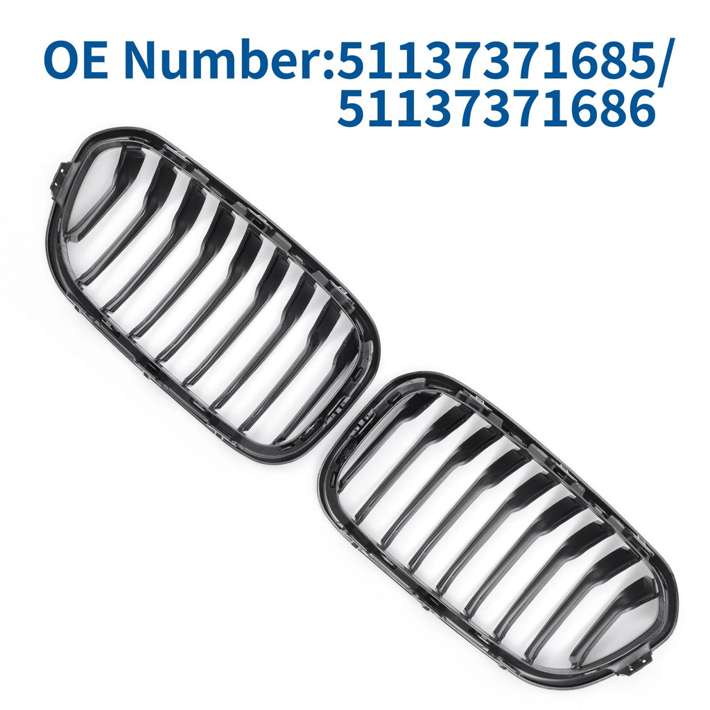 Front Upper Bumper Grille Grill Replacement for BMW 1 Series F20 (2015–2018)