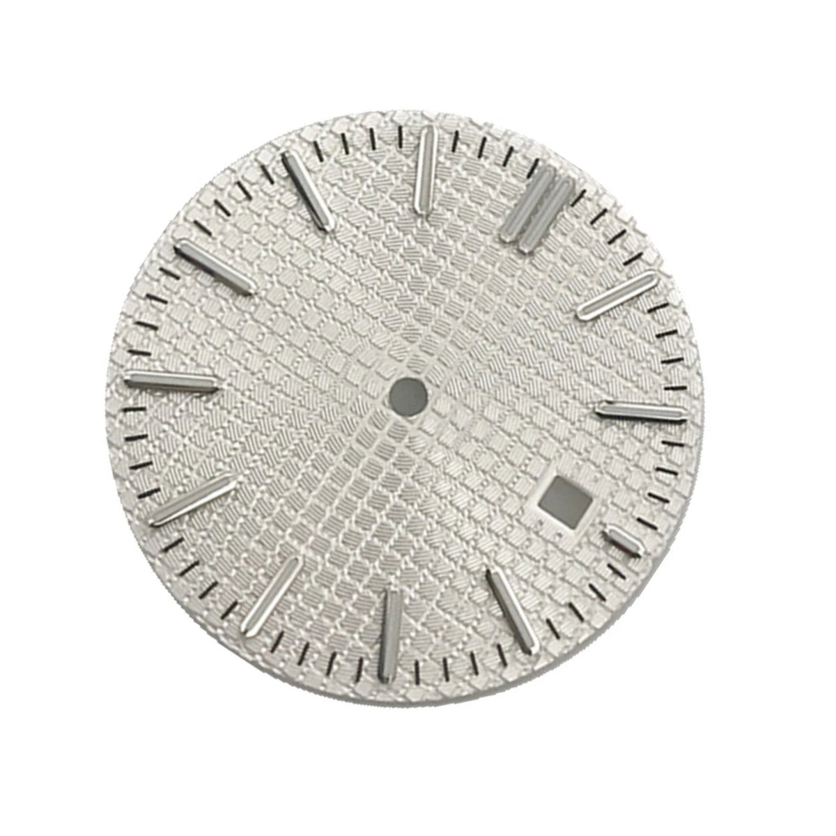 31.7mm White Single Date Watch Dial Face for DG2813 Movement