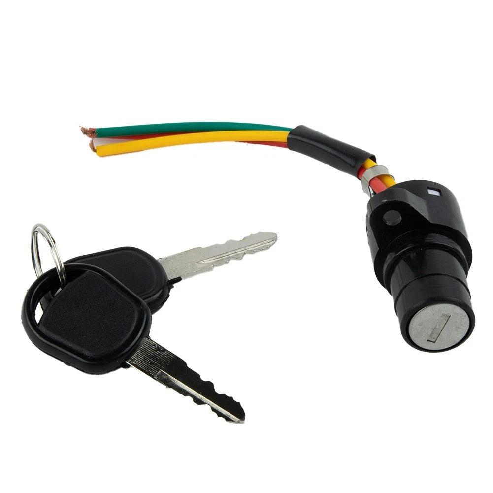 3 Wire Ignition Key Switch for Motorcycle and Car Starting (Reliable)