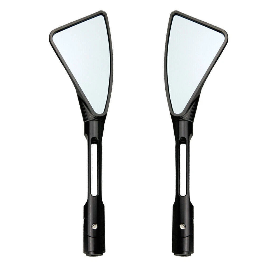 2X Rearview Side Mirrors for Kawasaki Ninja ZX6R (2009–2011) Black