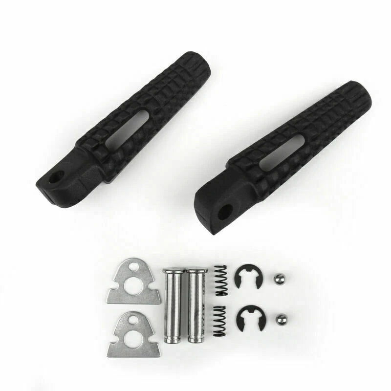 Black Aluminum Rear Footrests Pegs for Suzuki GSXR 600 750 1000 (T9)