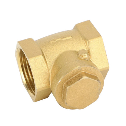 1" Brass Check Valve for Plumbing NPT Fitting (Long-Lasting)