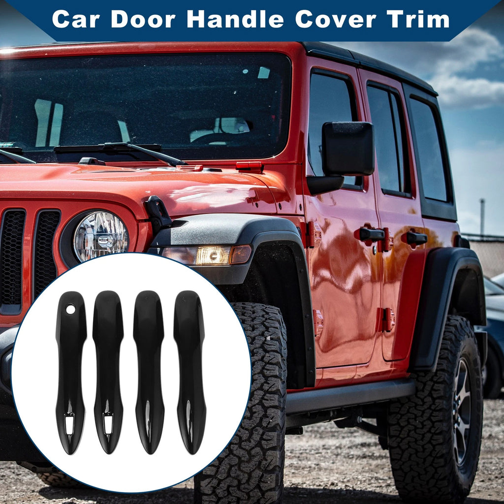 Smart Door Handle Cover Trim Replacement for Toyota Camry 2018–2024 Black