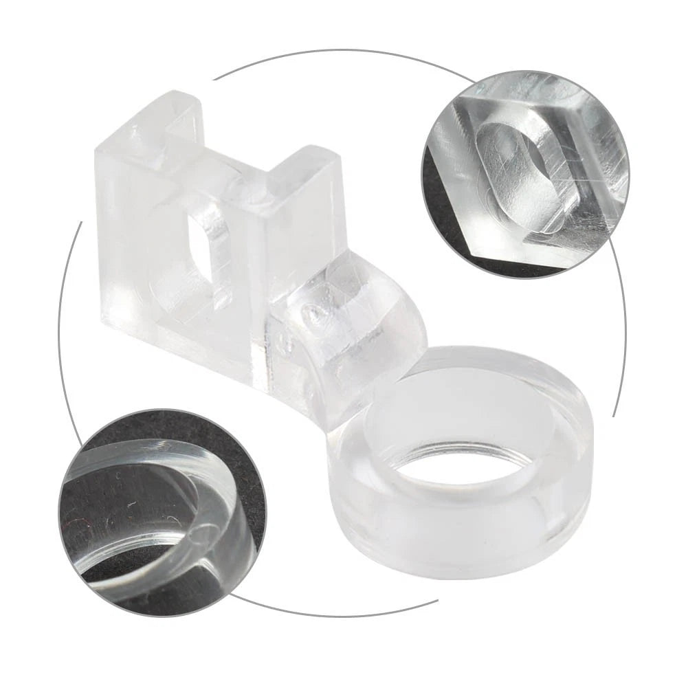 1/4" Clear Free Motion Couching/Echo Quilting Ruler Presser Foot For Low Shank
